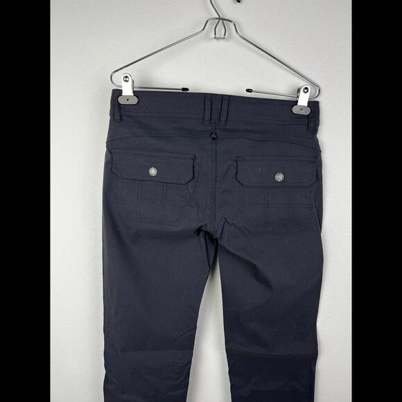 PrAna Pants Womens 6 Skinny Stretch Lightweight Mid Rise Hiking Gray - Picture 7 of 8
